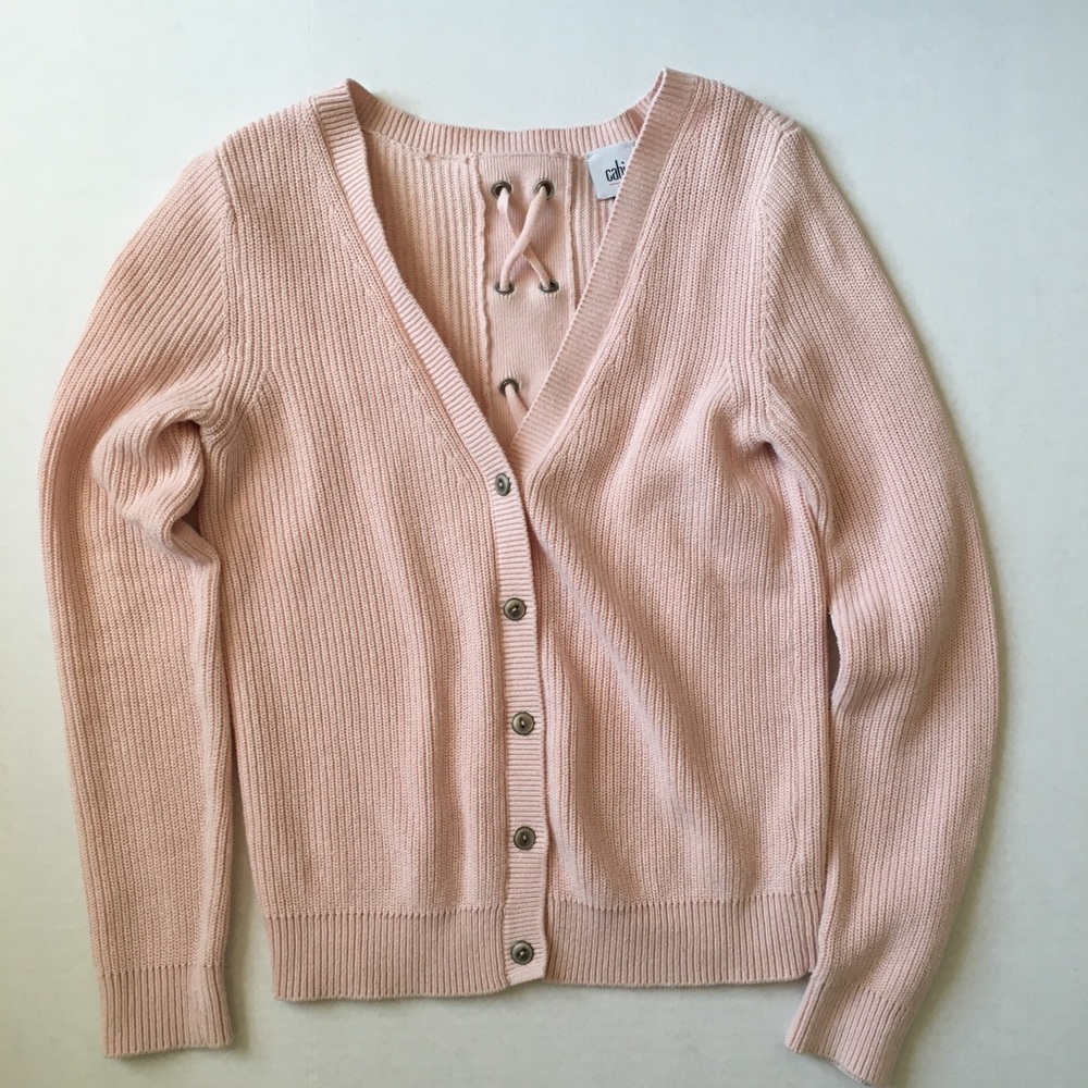 Cabi Eliza Cardigan Pink Size Small